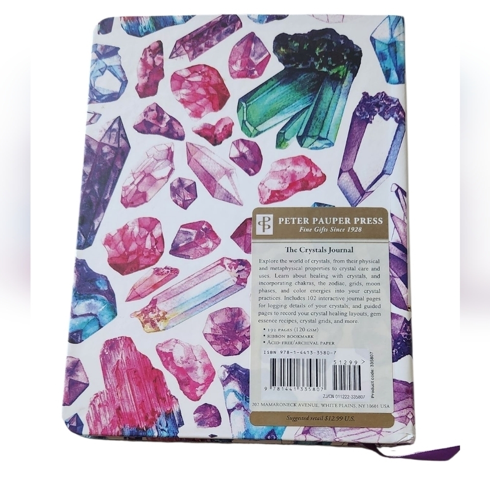 The Crystals Journal with Gemstone Design - Picture 2 of 4